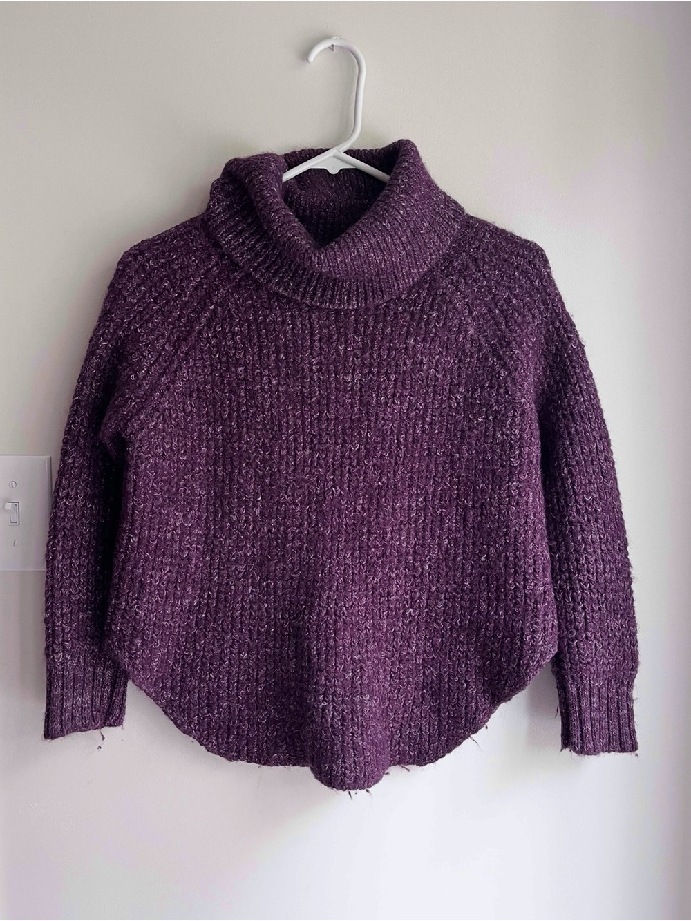 Free People Turtle cowl neck wool sweater XS